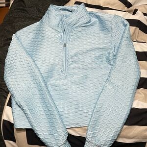 BUFFBUNNY Textured 1/4 Zip Pullover